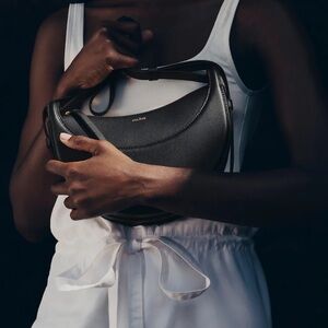 Polene Black Shoulder Bag